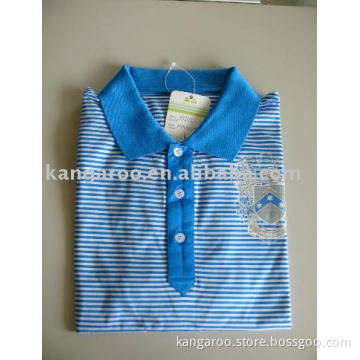 double mercerised polo shirt